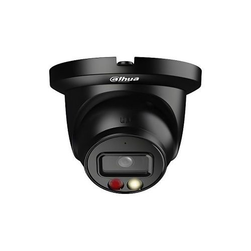 Dahua DH-IPC-HDW2449TM-S-IL-Black WizSense 4MP Smart Dual Illumination IP Eyeball Camera, Fixed Lens, 30m IR, Black