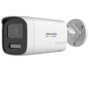 Hikvision DS-2CE12KF0T-LTS(2.8mm)(O-STD) ColorVu Series 3K Two-Way Audio Bullet Camera, 2.8mm Fixed Lens, White