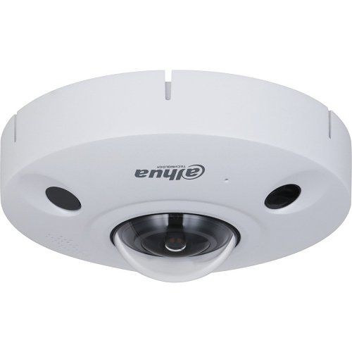 Dahua IPC-EBW81242-AS-S2 WizMind, IP67 12MP 1.85mm Fixed Lens, IR 10M IP Fisheye Camera, White