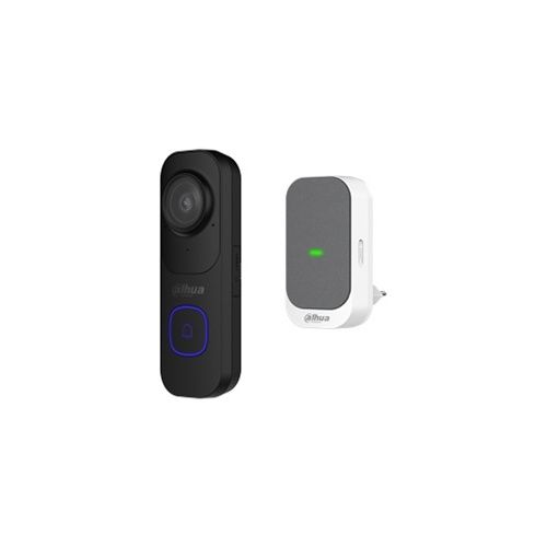 Dahua VDKP01-BG Door Bell Kit with Doorbell and Chime, Black