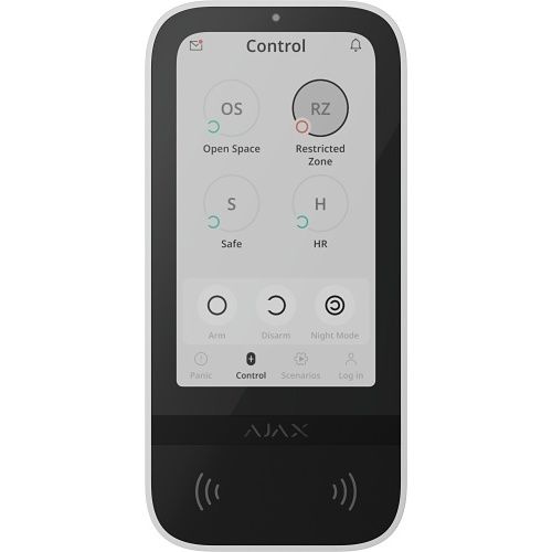 Ajax 149672.148.WH1 Superior KeyPad TouchScreen G3 Jeweller, White