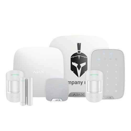 Ajax 107113.291.WH1 Kit 18 Superior (Hub 2 Plus MotionProtect S, DoorProtect Superior StreetSiren Doubledeck Superior, Superior Homesiren, Keypad Plus Superior) White