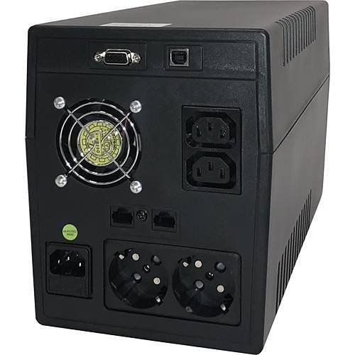 Power Sonic 1500 Powersteady Series, 16A, UPS with Battery Charger, 12V 9AHx2, Tower, LCD display