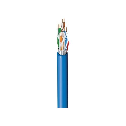 Belden 10GXE00.06100 23/4 10GX CAT6A Solid BC Enhanced Premise Horizontal Cable, 100m Reel, Blue