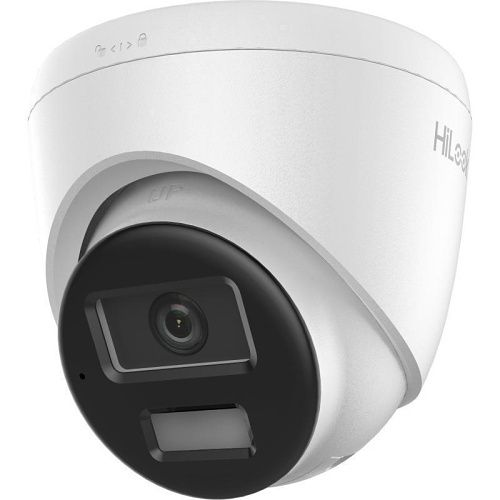 HiLook IPC-T280HA-LUF/SL(2.8mm) Value Series 8MP Smart Hybrid Light MD 2.0 Fixed Turret IP Camera, 2.8mm Fixed Lens, IP67, White