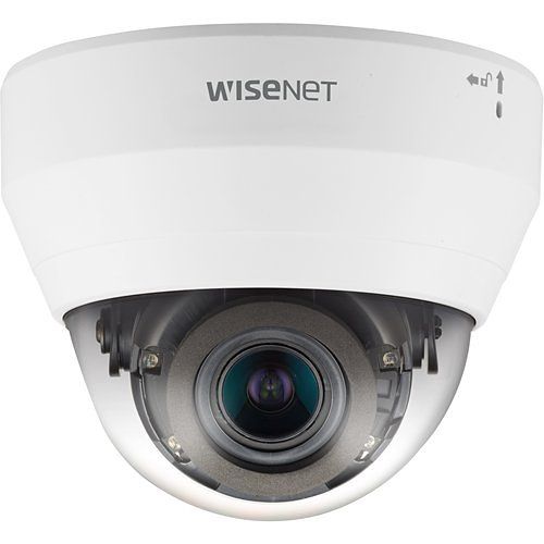 Hanwha QND-6082R Q Series, 2MP WDR IP Dome Camera, 3.2-10mm Varifocal Lens, IR 20M, White