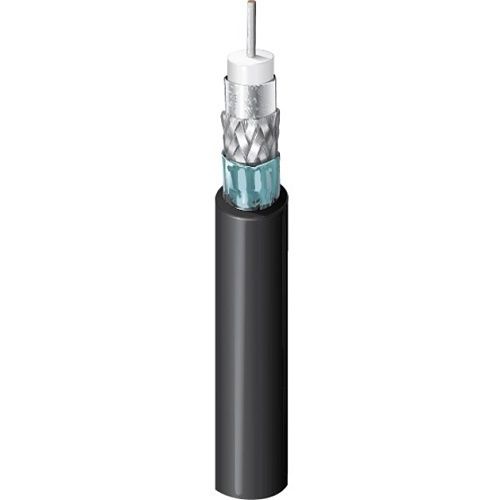 Belden 4794R 010100016AWG Solid SC 4K UHD Coaxial Cable for 12G-SDI, 75 ohms, 1000' Reel, Black