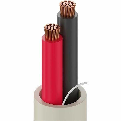 Belden 4200UE.01500 16/2 AWG Stranded BC Security and Commercial Audio Cable, Beldfoil, LSZH Jacket White, CPR Eca, 500m Reel