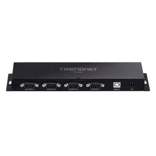 TRENDnet TU-S4 4-Port USB to Serial RS232 Hub