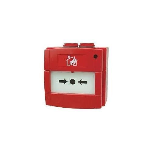 KAC W1A-R680SG-K013-01 Manual Call Point, Surface Break Glass House Flame Outdoor, 660 Ohm, EN54-11, Red