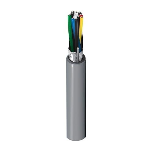 Belden 9505NH.00305 24/5 Shielded Stranded TC RS-232 Cable, Flame Resistant, 305m Reel, Chrome