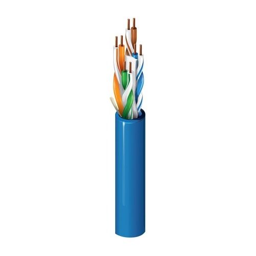 Belden 2412 003A1000 CAT6+ Enhanced Cable, 4-Pair, U/UTP, CMR, Reel-in-Box, Orange, 305m