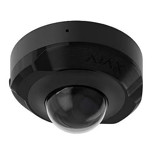 Ajax 76023.214.BL1 Baseline 8MP DomeCam Mini Wired IP Camera, 100°-110° Viewing Angle, 2.8mm Lens, Black