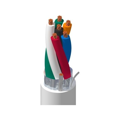 Belden 5304FE.00305 6/18 Security and Sound Cable, Riser-CMR, Beldfoil Shield, PVC Jacket, 305m, Grey