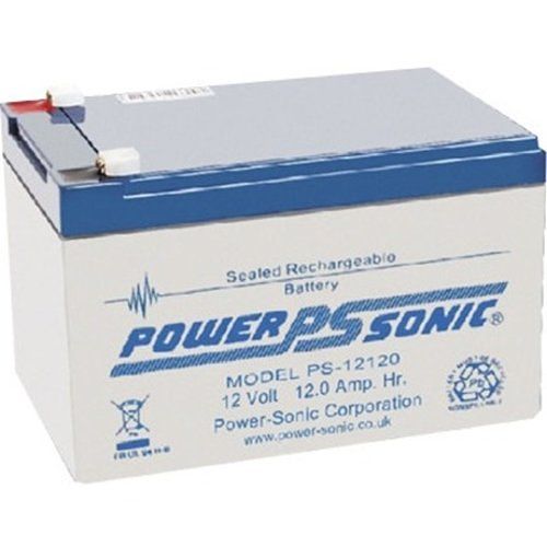 Power Sonic PS-12120 PS Series, 12V, 12Ah, 6 Cells, Sealed Lead Acid Rechargeable Battery, 20-Hr Rate Capacity