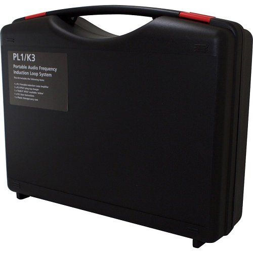 C-TEC PL1-K3 Portable Hearing Loop Kit with Amplifier, Charger and Plastic Carry Case
