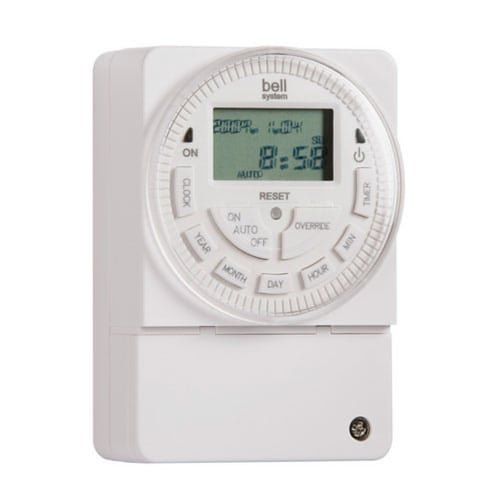 Bell System TS2000 12V 7-Day Time Clock with Auto BST Settings