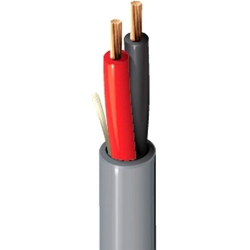 Belden 6000UE 0101000 12/2 Security and Commercial Audio Cable, Plenum, Flamarrest Jacket, CL2P, 305m (1000') Reel, Black