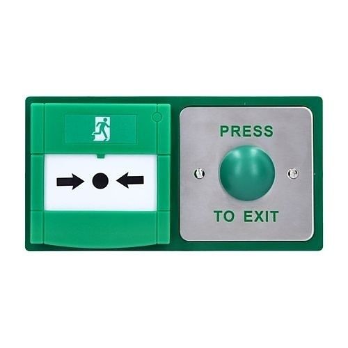 CDVI DBB-22-04 Combined Green Dome RTE and Resettable Emergency Release