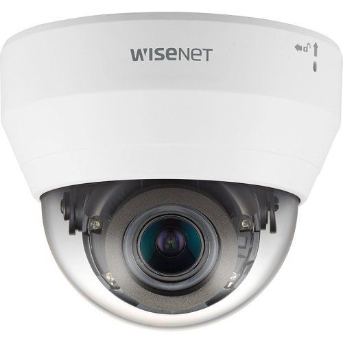 Hanwha QND-7082R Q Series, 4MP WDR IP Dome Camera, 3.2-10mm Motorized Varifocal Lens, IR 20M, White