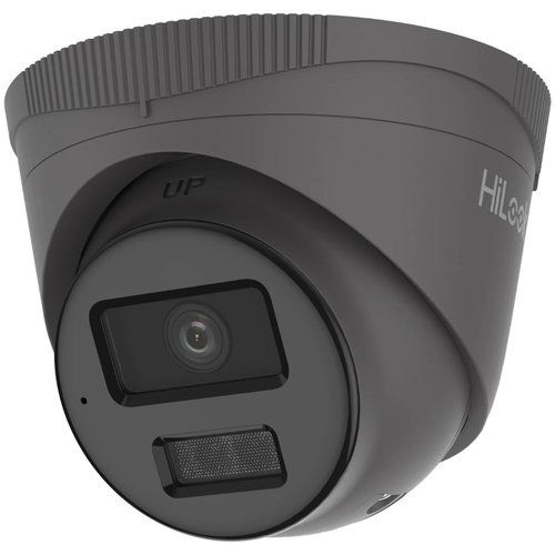 HiLook IPC-T249HA-LU(2.8mm)/Grey 4MP IP Turret Camera, 2.8mm Lens, Grey