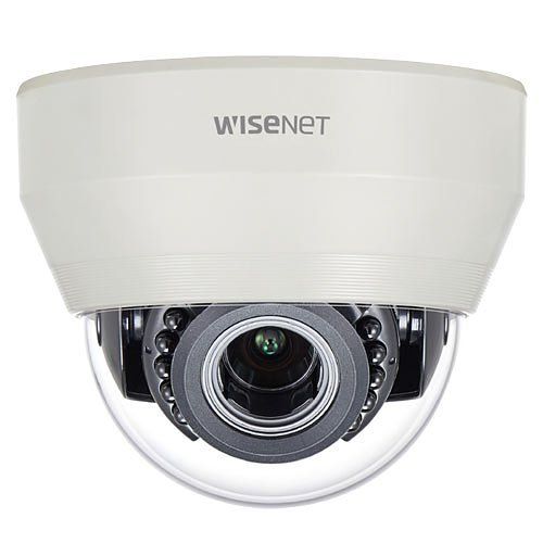 Hanwha HCD-6070R HD+ Series, 2MP Analog HD IR Indoor Dome Camera, 3.2-10mm Varifocal Lens, IR 20M, White