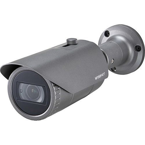 Hanwha HCO-6070R HD+ Series, 2MP Analog HD Bullet Camera, 3.2-10mm Varifocal Lens, IR 30M, IP66, Grey
