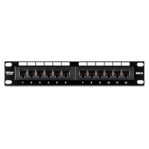 TRENDnet TC-P12C6 12-Port CAT6 Unshielded Patch Panel
