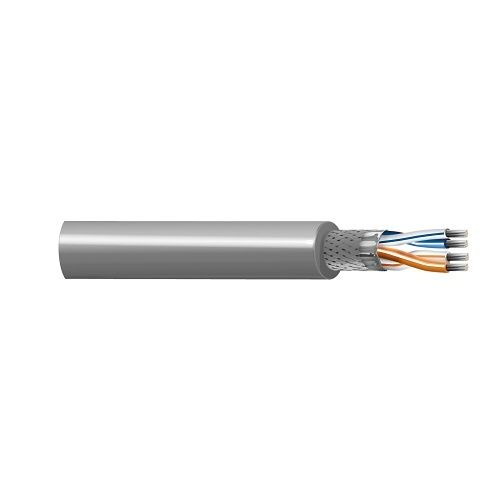Belden 9842.00500 24/2 Stranded TC Shielded RS485 Cable, PE Insulation, PVC Jacket, CM, 500m Reel, Chrome