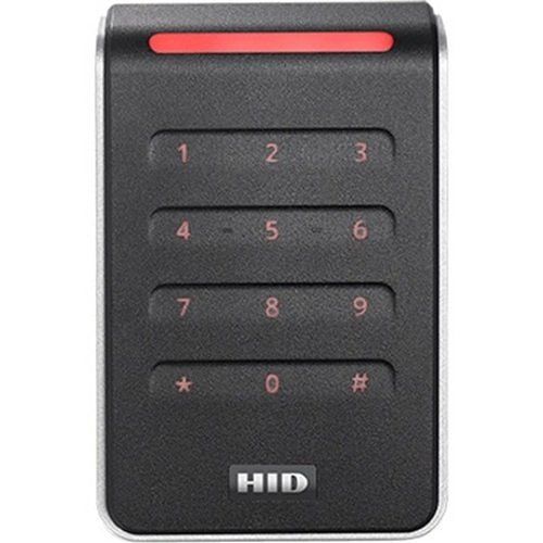HID 40k Signo 40K Wall Mount Keypad Reader, Terminal Strip Connection, Black/Silver (Replaces RK40, RPK40)