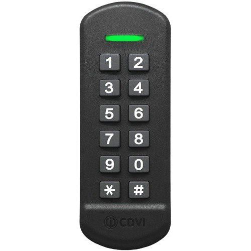 CDVI PROMI Standalone Multi-Technology Access Control Keypad and Card Reader, 125kHz / 13.56MHz, Wiegand Output