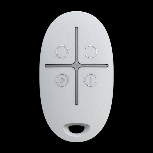 Ajax 38166.04.WH1 Ajax SpaceControl Jeweller Key Fob for Controlling Security Modes, White