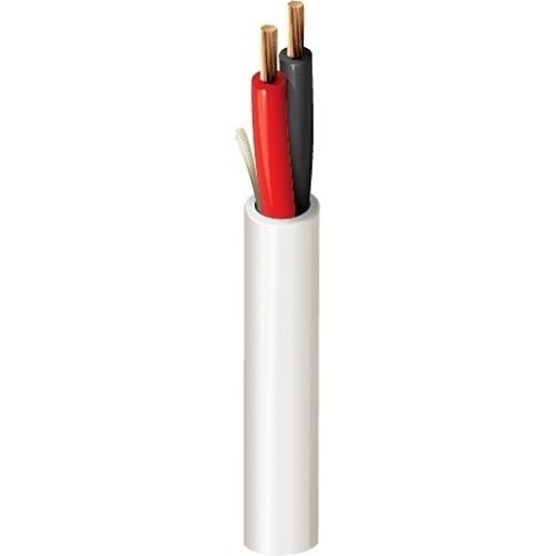 Belden 6200UE 877U1000 16/2 Security and Commercial Audio Cable, Plenum, Flamarrest Jacket, CL2P, 305m (1000') Reel, Natural