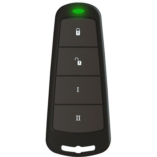 Pyronix KEYFOB-WE 4-Button and 8-Function Two-Way Wireless Keyfob, Grade 2, (Replaces KF4-WE)