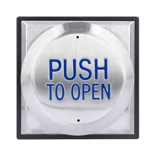 CDVI RTEPTO Large all-active PUSH TO OPEN Exit Button, Surface Mount