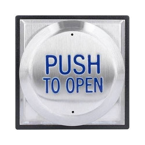 CDVI RTEPTO Large all-active PUSH TO OPEN Exit Button, Surface Mount