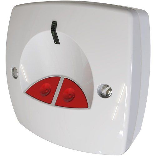 CQR EPA-NG-PLUS Dual Push Button Electronic Hold Up Device, Surface Mount, Grade 3, ABS, White