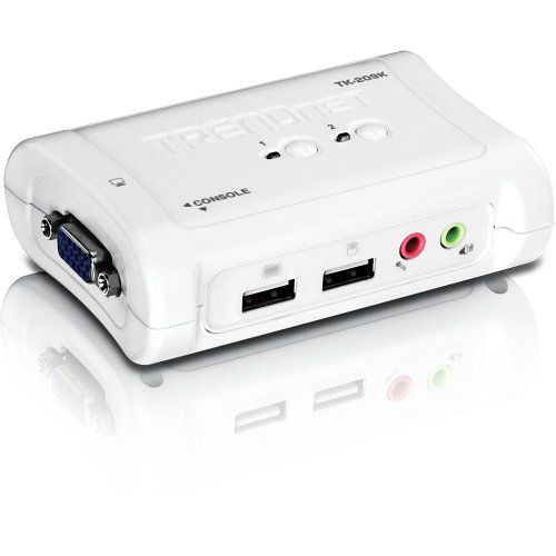 TRENDnet TK-209K 2-Port USB KVM Switch Kit with Audio