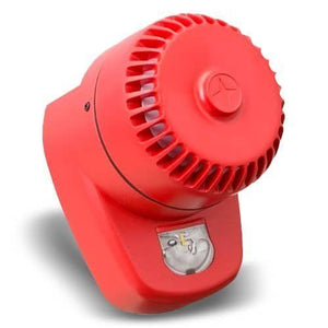 Eaton 8500025FULL-0025X Fulleon, ROLP LX LED Sounder Beacon VAD, Red Flash, Red Housing (ROLP/R1/LX-W/RF E38), (Replaces 640025FULL-0061X)