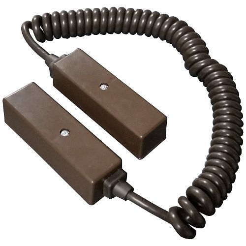 Knight Fire L40B G2 6-Way Coiled Door Loop, 0.25m Extends 1.75m, With JBs, Brown