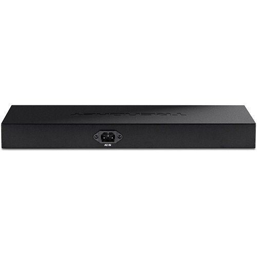TRENDnet TPE-TG160G 16-Port Gigabit PoE+ Switch with Smart Fans, 19” Rack Mountable Metal Housing, 256W