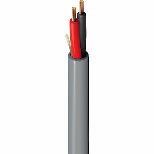 Belden 5200UE 0101000 16/2 Security and Commercial Audio Cable, Riser-CMR, 1000' Reel, Black