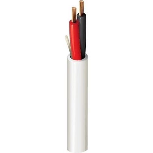 Belden 6200UE 009Z1000 16/2 Security and Commercial Audio Cable, Plenum, Flamarrest Jacket, CL2P, 305m (1000') Reel, White