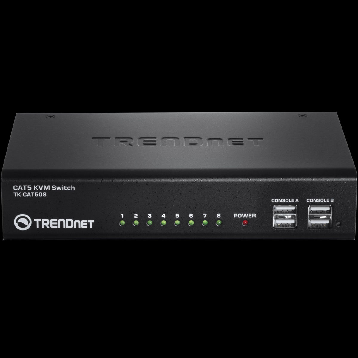 TRENDnet TK-CAT508 8-Port CAT5 KVM Switch, Dual Console Support