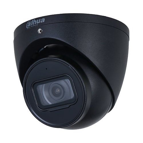 Dahua DH-IPC-HDW3541EMP-S-0280B-S2-BLACK WizSense 5MP IR Fixed-Focal Eyeball IP Camera, 2.8mm Lens, Black, (Replaces DH-IPC-HDW3541EMP-S-0280B-S2 (Black), DH-IPC-HDW3541EM-S-S2-Black)