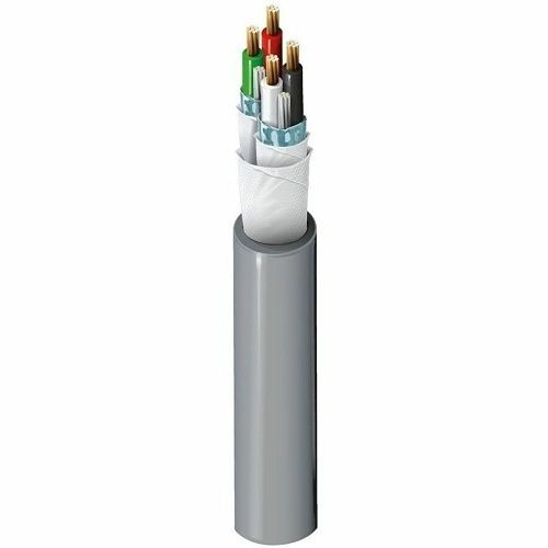 Belden 5541P1 0081000 22/2 Stranded BC Shielded Security and Audio Cable, CM, 1000', Gray