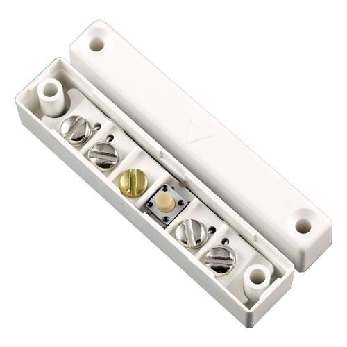 CQR SC517 Magnetic Surface Door Contact with Microswitch Tamper, Operating Gap 15mm, Grade 2, White