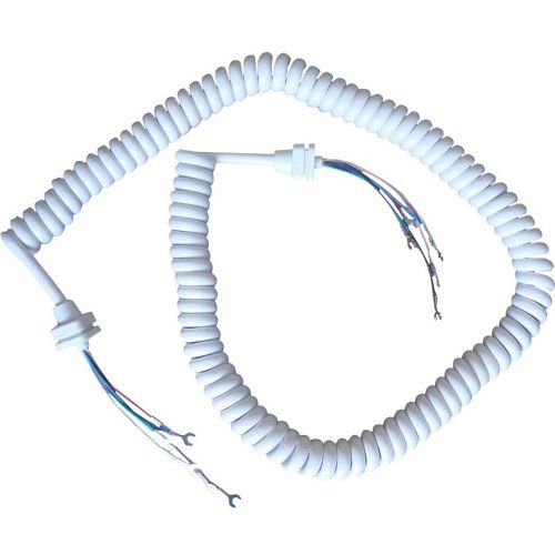 Knight Fire L60A 6-Way Coiled Door Loop, 0.5m Extends 3.5m, White