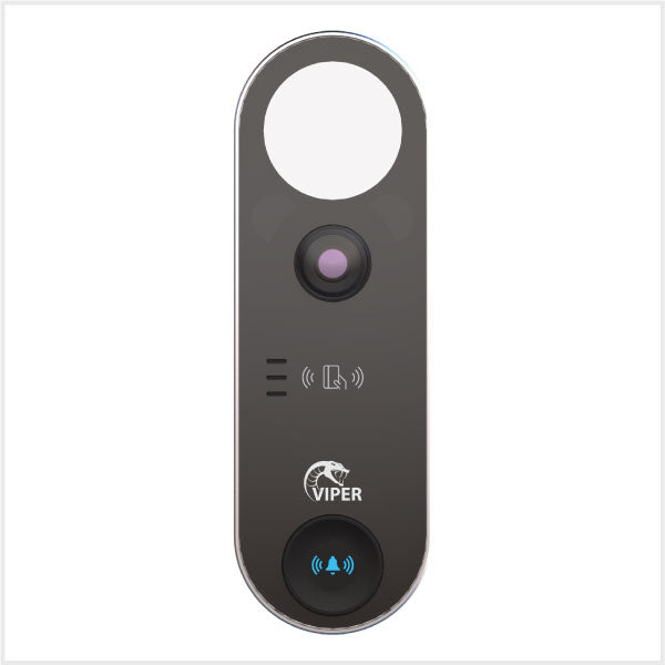 2MP AI Video Doorbell with Face Recognition, White Light & IR