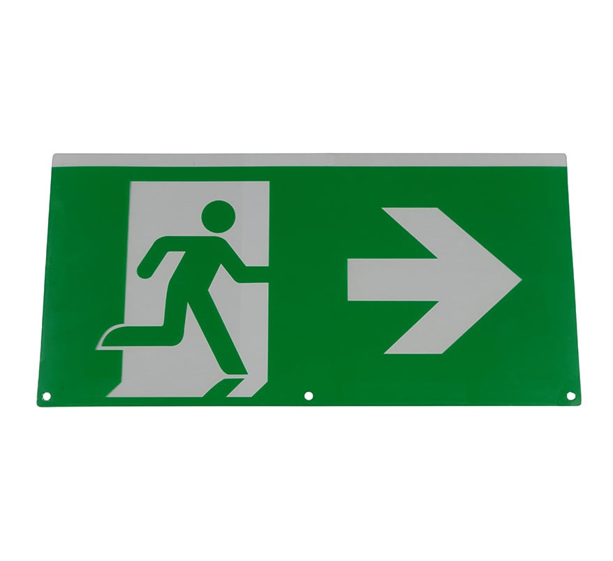 BLE Exit Legend for WESTON Hanging Exit Sign - Left/Right Arrow - ISO Version (EL-131802-LR) - JEM Systems UK